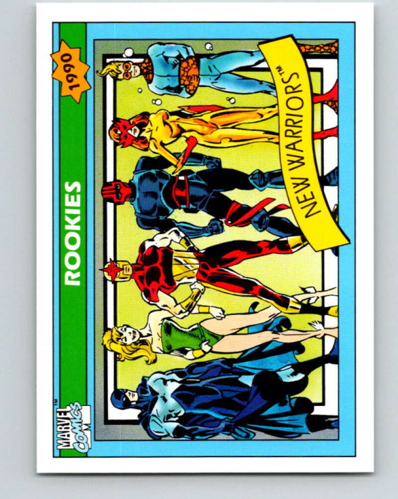 1990 Impel Marvel Universe #85 New Warriors V36358