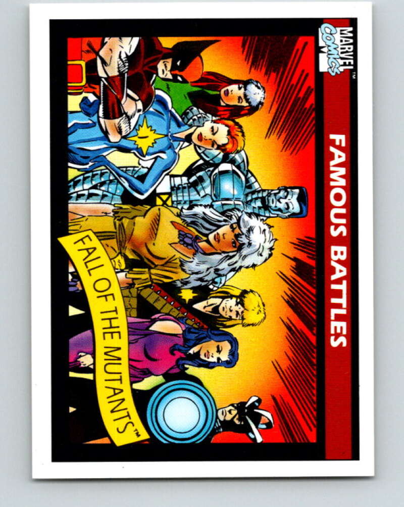 1990 Impel Marvel Universe #102 Fall of the Mutants V36382