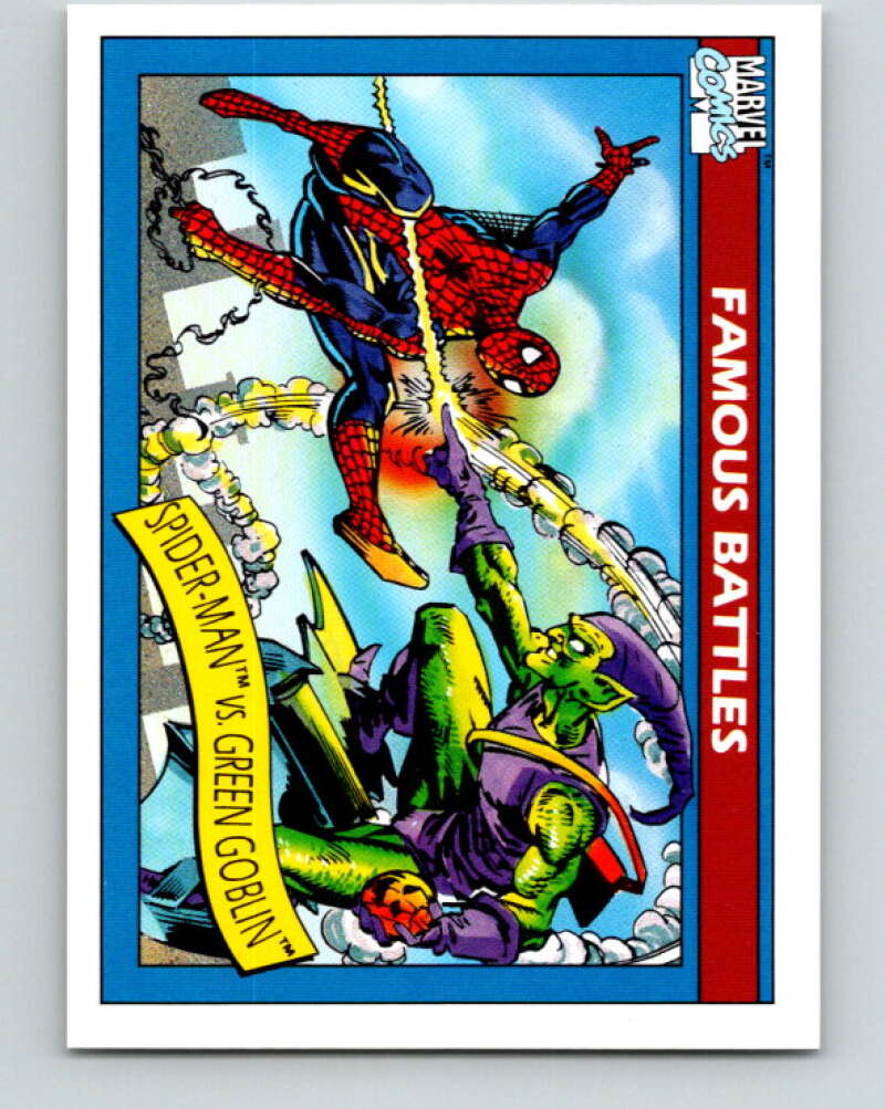 1990 Impel Marvel Universe #111 Spider-Man/Green Goblin V36390
