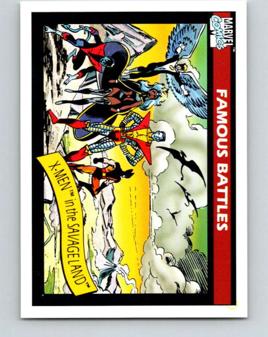 1990 Impel Marvel Universe #120 X-Men The Savage Land   V36399