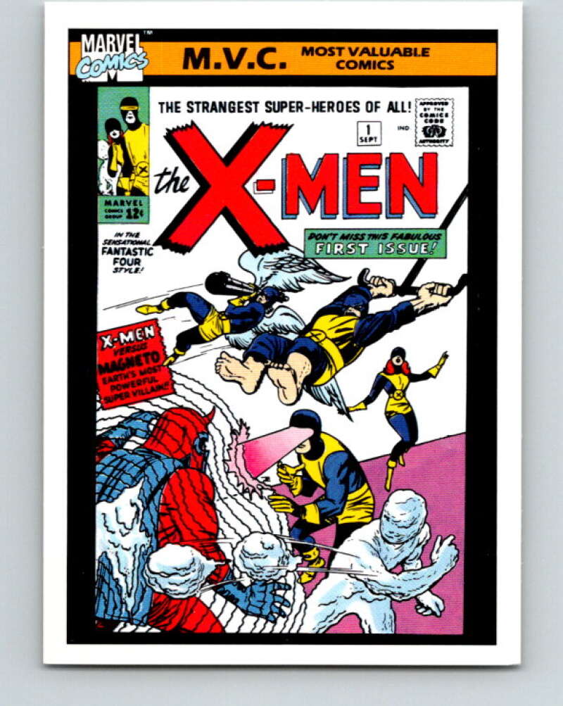 1990 Impel Marvel Universe #125 X-Men #1 V25956