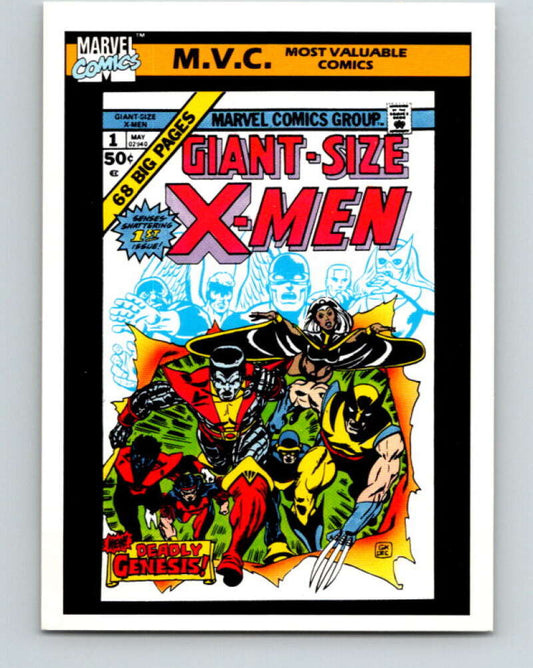 1990 Impel Marvel Universe #132 Giant-Size X-Men   V25959