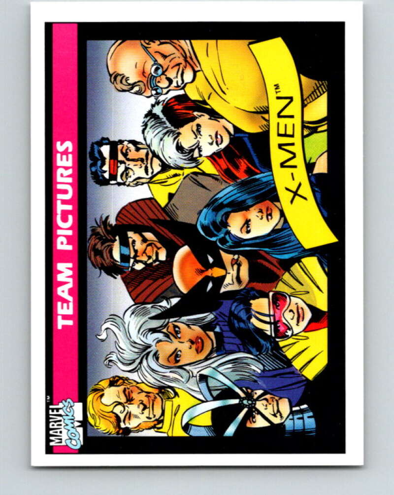 1990 Impel Marvel Universe #139 Team Pictures: X-Men V25961