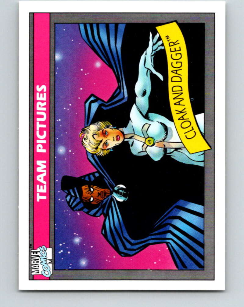 1990 Impel Marvel Universe #141 Cloak and Dagger V25963