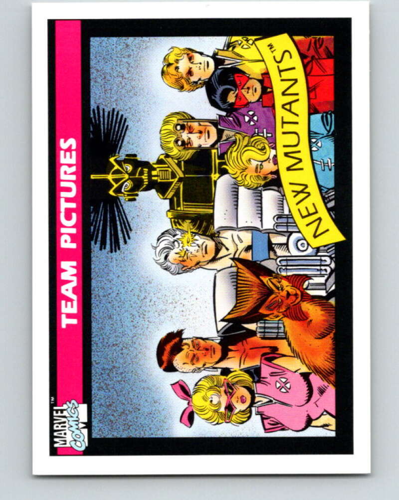 1990 Impel Marvel Universe #142 New Mutants V25964