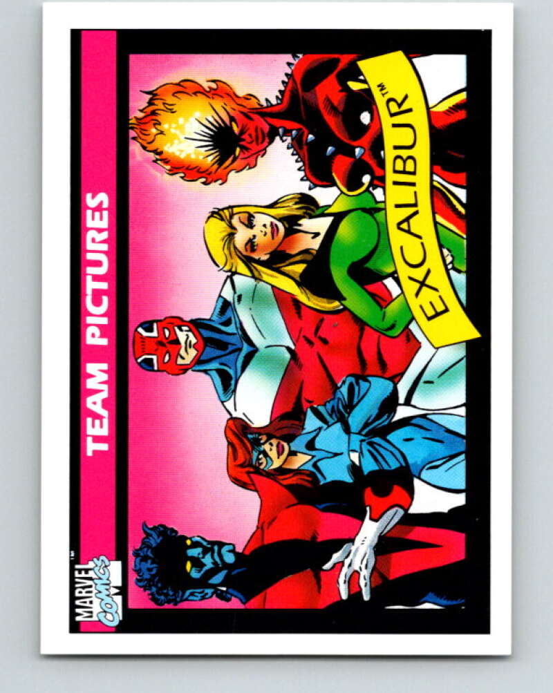 1990 Impel Marvel Universe #144 Excalibur V25967