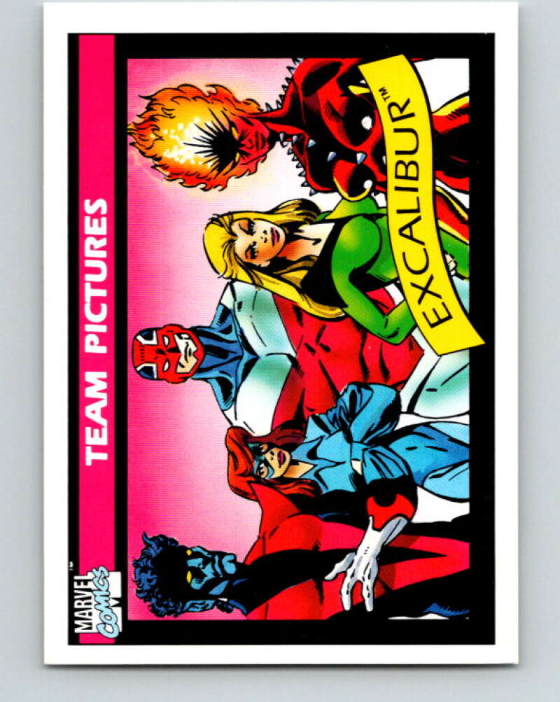 1990 Impel Marvel Universe #144 Excalibur V25968