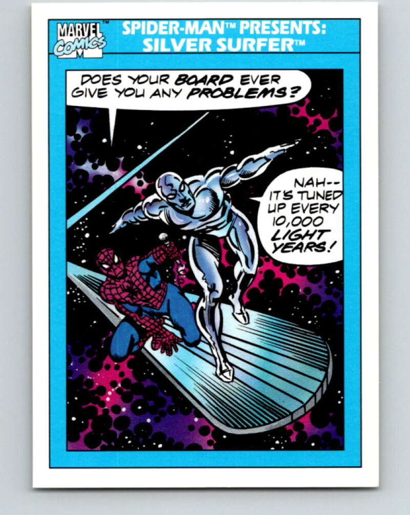1990 Impel Marvel Universe #153 Spider-Man Presents: Surfer V25974