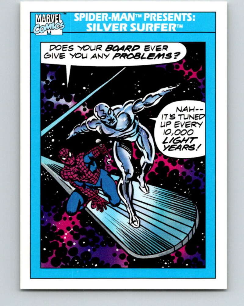 1990 Impel Marvel Universe #153 Spider-Man Presents: Surfer V25976
