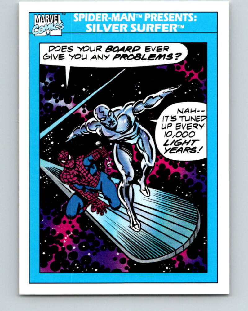 1990 Impel Marvel Universe #153 Spider-Man Presents: Surfer V25977