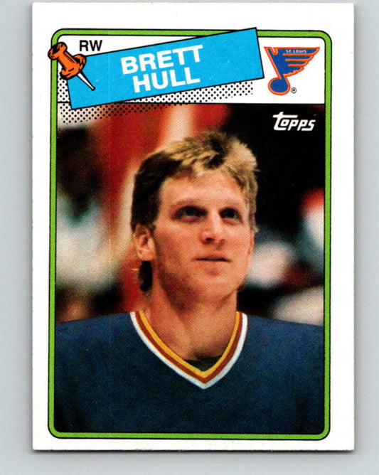 1988-89 Topps #66 Brett Hull NM-MT RC Rookie V36993