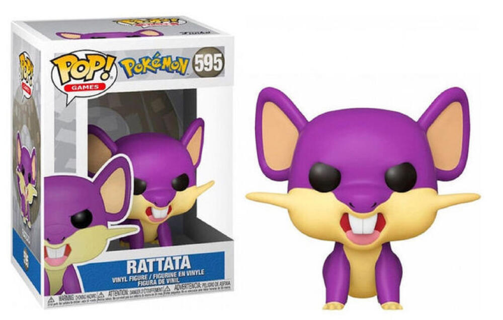 Funko Pop - 595 Games Pokemon - Rattata Vinyl Figure Image 1