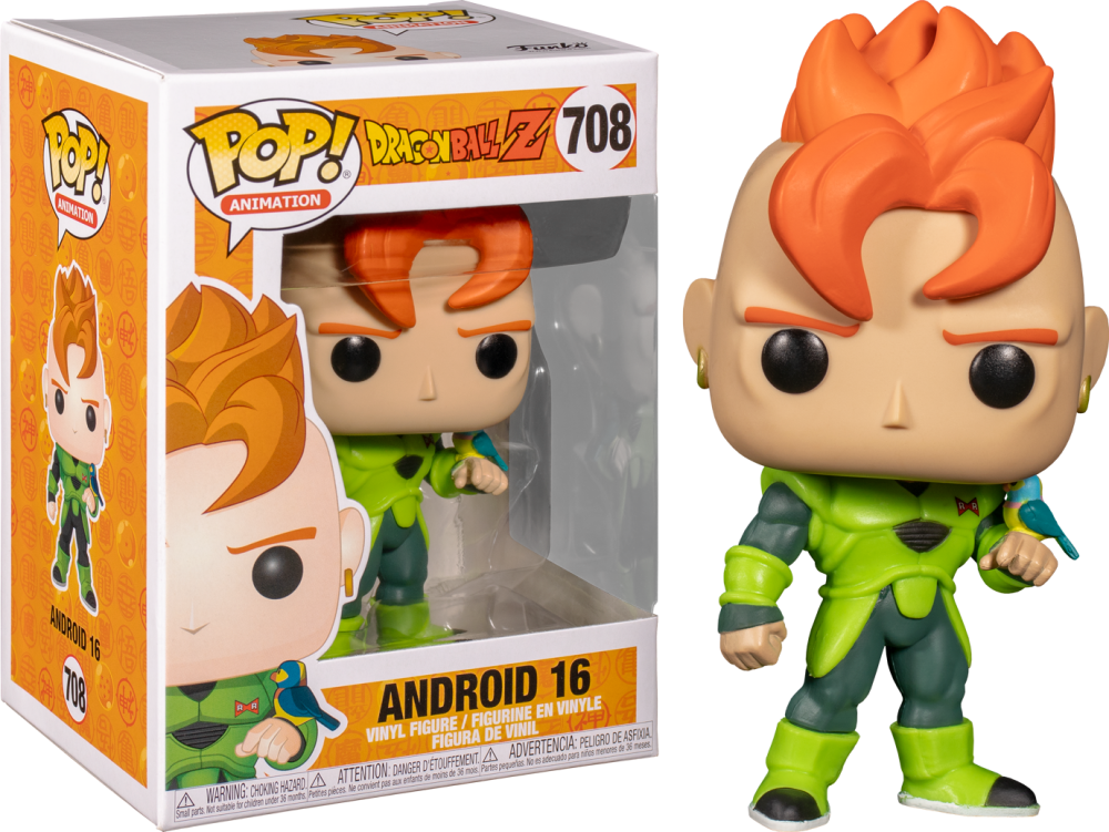 Funko Pop - 708 Anime Dragonball Z - Android 16 Vinyl Figure Image 1