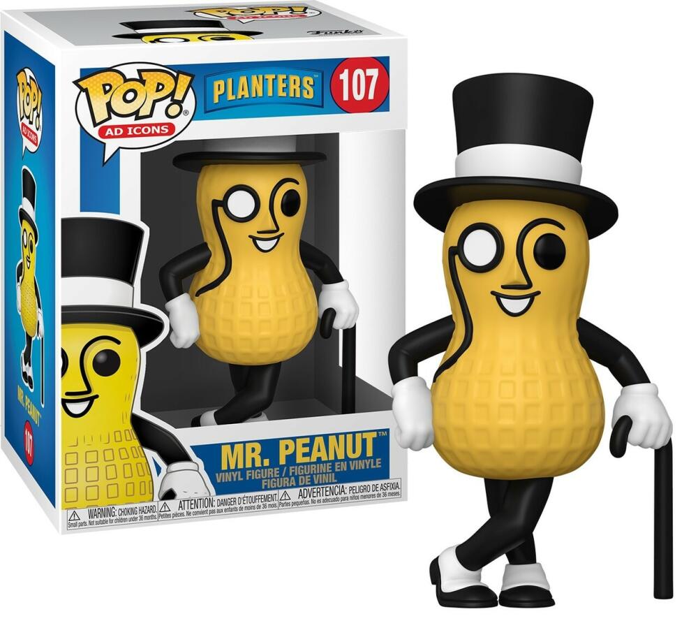 Funko Pop - 107 Ad Icons Planters - Mr. Peanut Vinyl Figure