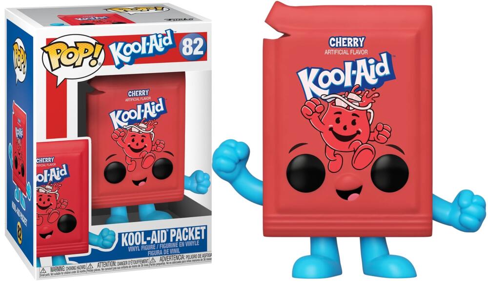 Funko Pop - 82 Ad Icons Kool-Aid - Kool-Aid Packet Red Vinyl Figure