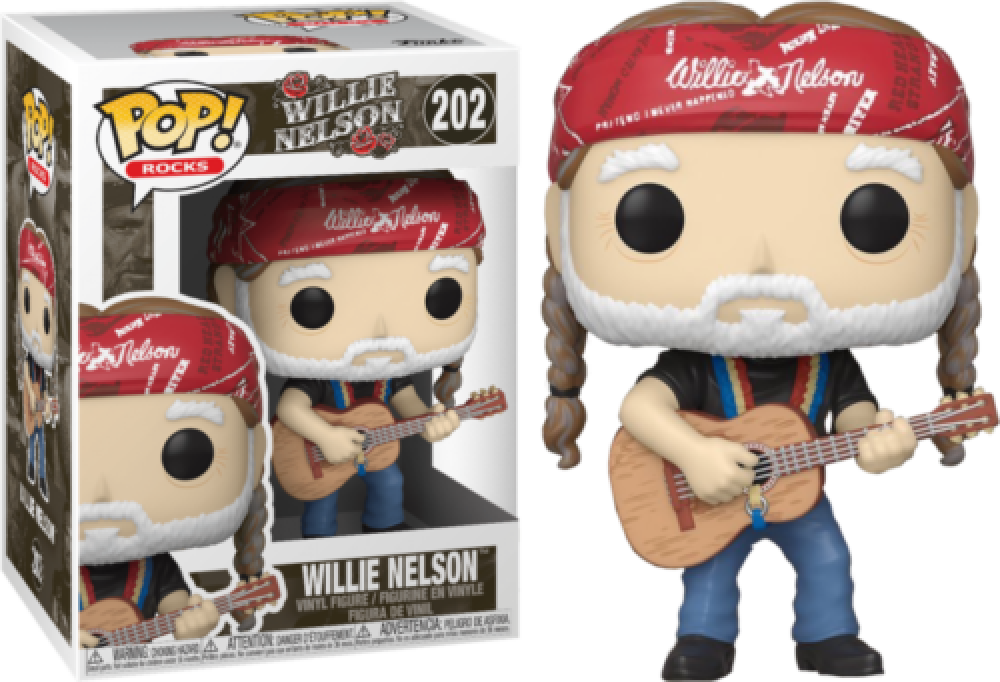 Funko Pop - 202 Rocks Willie Nelson - Willie Nelson Guitar Vinyl Figure