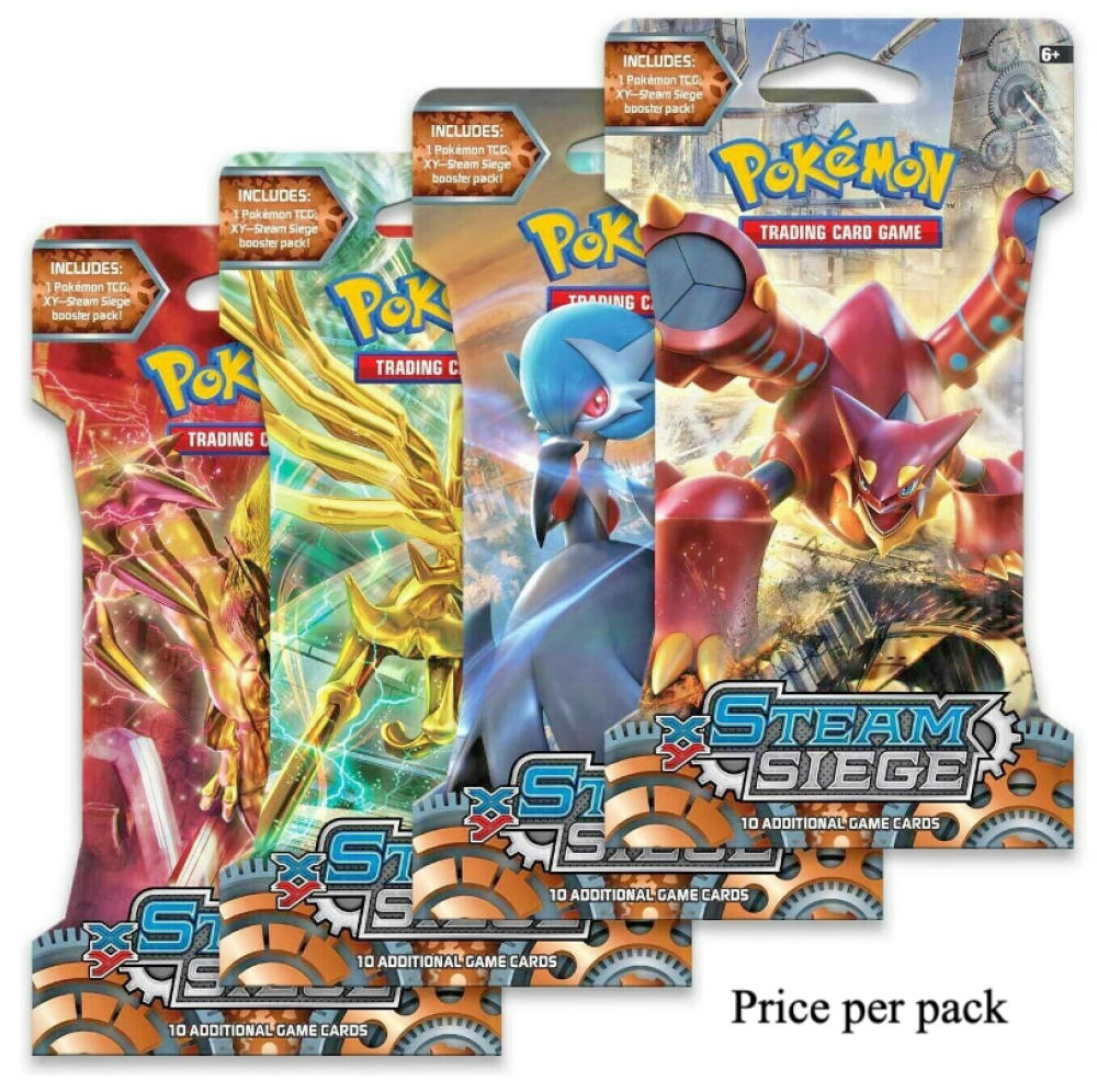 Pokemon XY - Steam Siege  Booster Sealed Card Game Pack