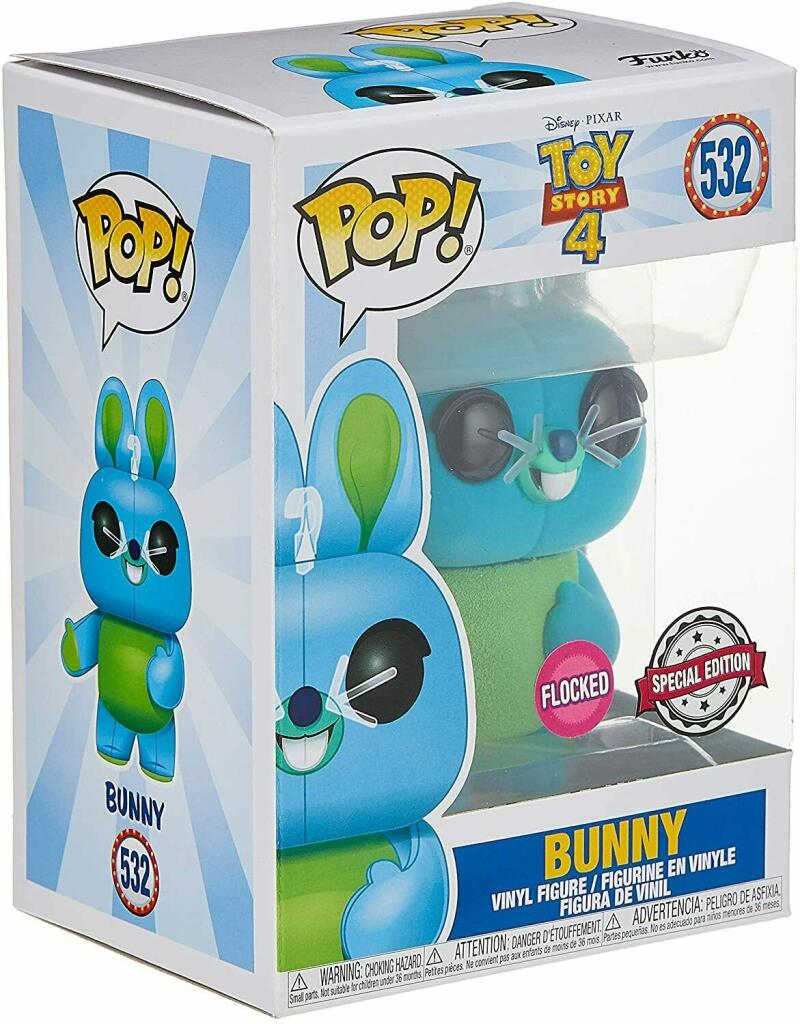 Funko Pop - 532 Disney Pixar Toy Story 4 - Bunny Vinyl Figure *FLOCKED SP Image 1