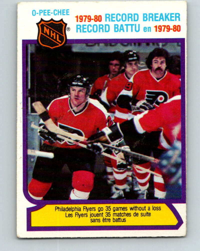 1980-81 O-Pee-Chee #1 Philadelphia Flyers RB Philadelphia Flyers V37002