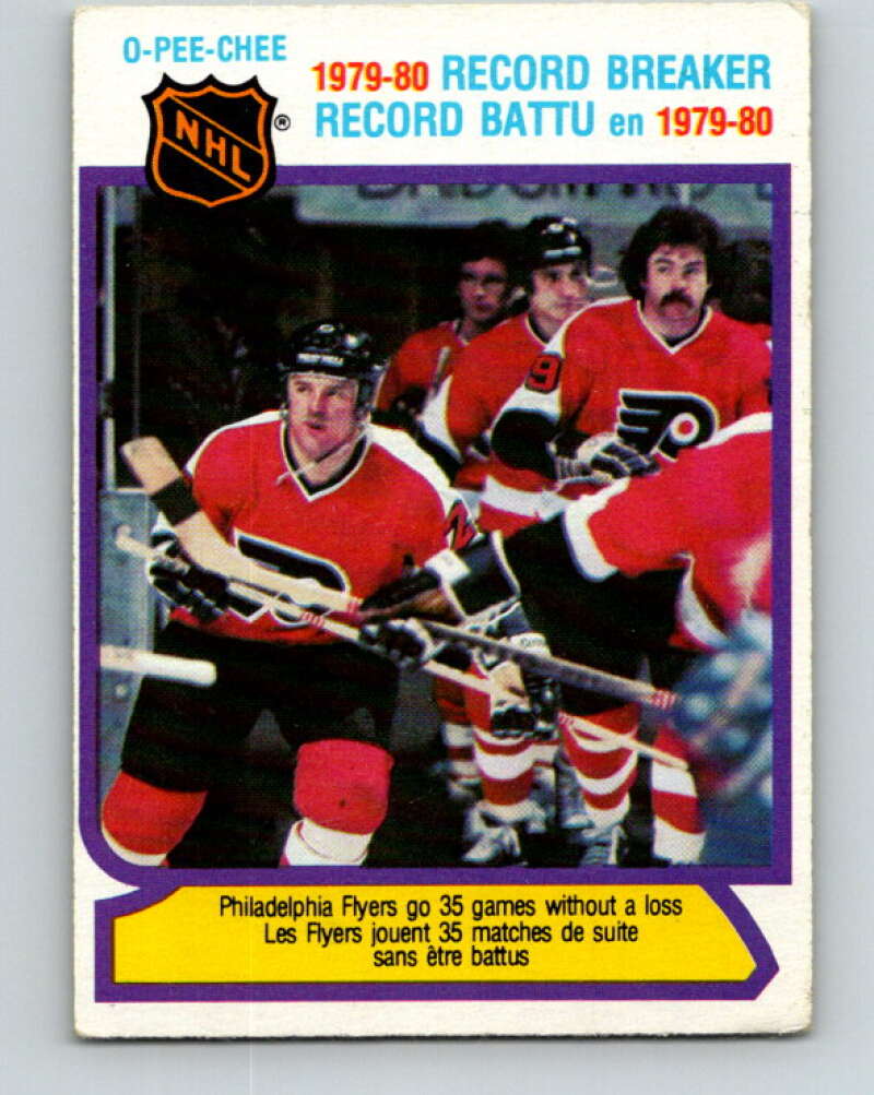 1980-81 O-Pee-Chee #1 Philadelphia Flyers RB Philadelphia Flyers V37004
