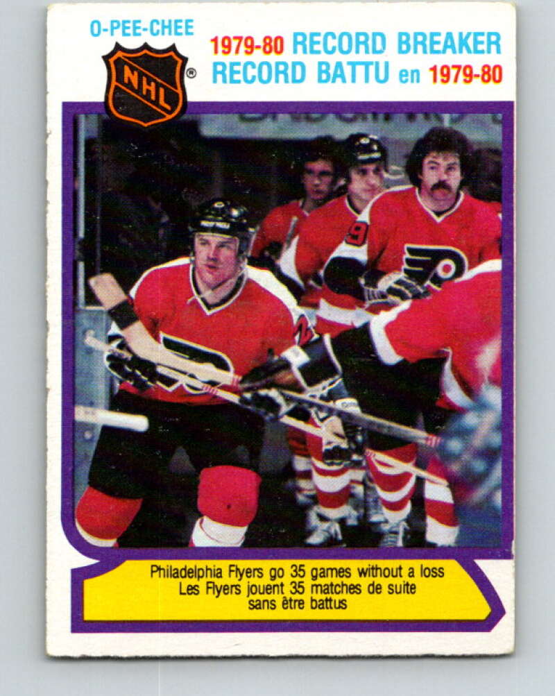 1980-81 O-Pee-Chee #1 Philadelphia Flyers RB Philadelphia Flyers V37008