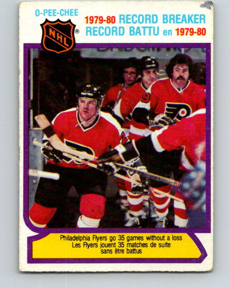 1980-81 O-Pee-Chee #1 Philadelphia Flyers RB Philadelphia Flyers V37009