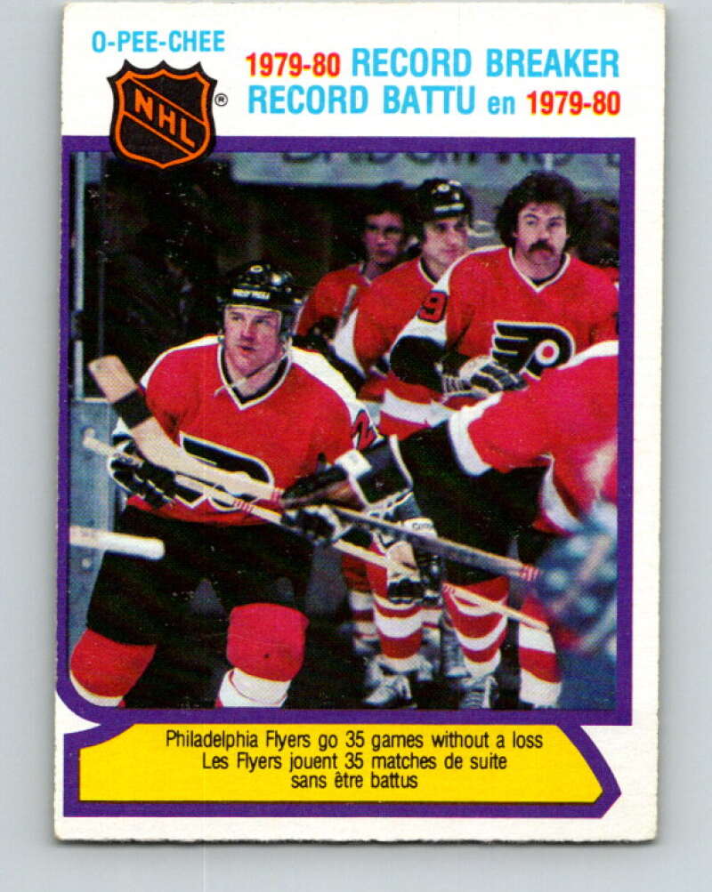 1980-81 O-Pee-Chee #1 Philadelphia Flyers RB Philadelphia Flyers V37011