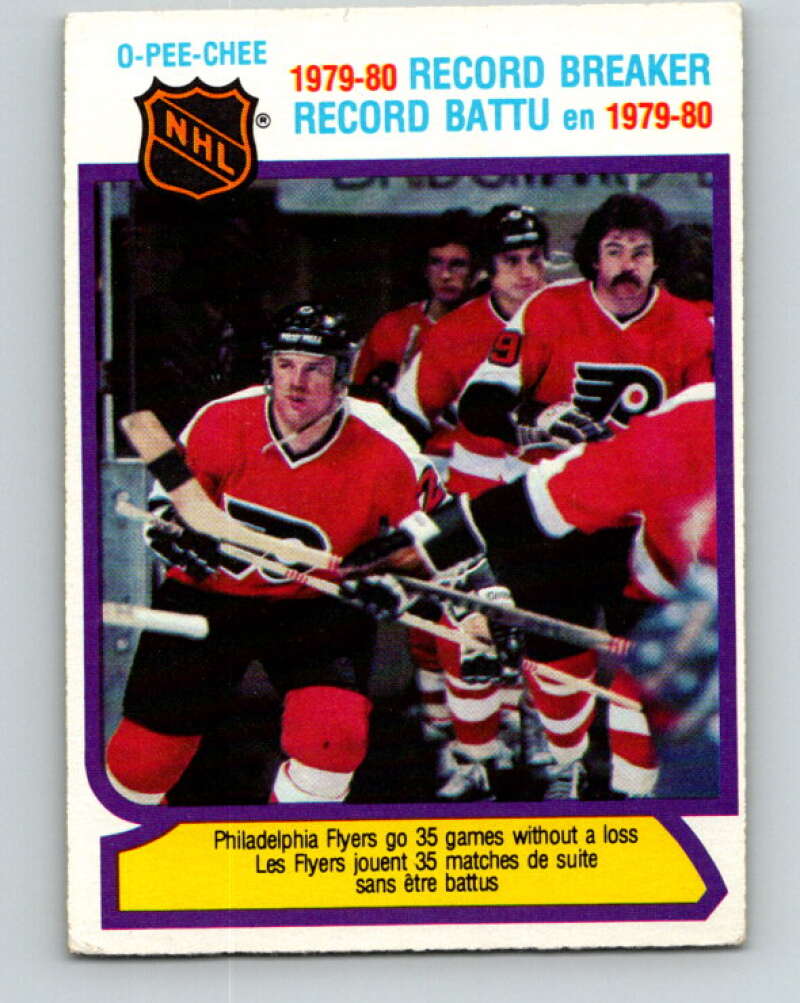 1980-81 O-Pee-Chee #1 Philadelphia Flyers RB Philadelphia Flyers V37012