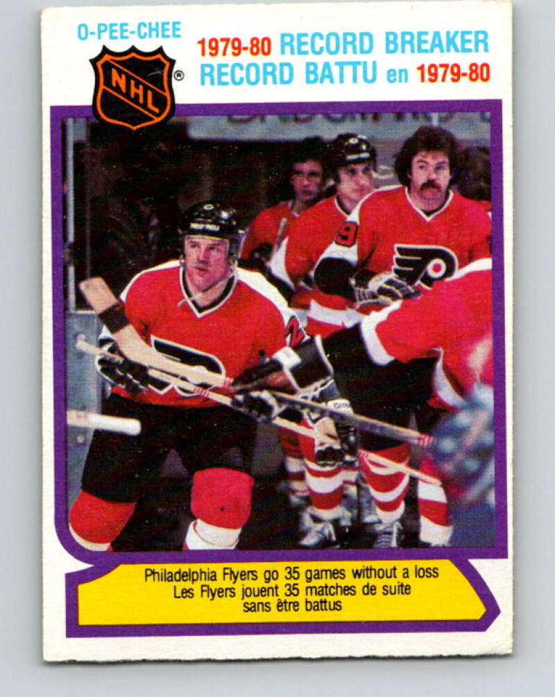 1980-81 O-Pee-Chee #1 Philadelphia Flyers RB Philadelphia Flyers V37014