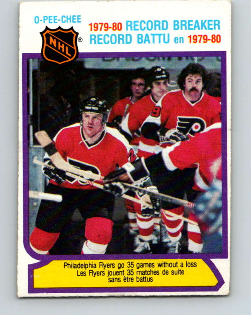 1980-81 O-Pee-Chee #1 Philadelphia Flyers RB Philadelphia Flyers V37016