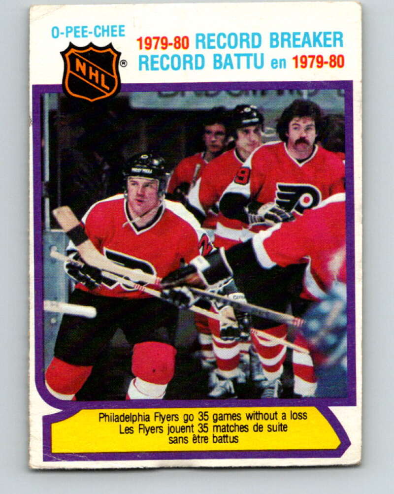 1980-81 O-Pee-Chee #1 Philadelphia Flyers RB Philadelphia Flyers V37017