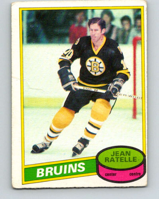 1980-81 O-Pee-Chee #6 Jean Ratelle  Boston Bruins  V37046
