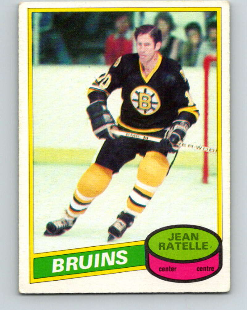 1980-81 O-Pee-Chee #6 Jean Ratelle Boston Bruins V37047