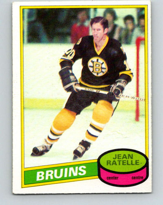 1980-81 O-Pee-Chee #6 Jean Ratelle  Boston Bruins  V37048