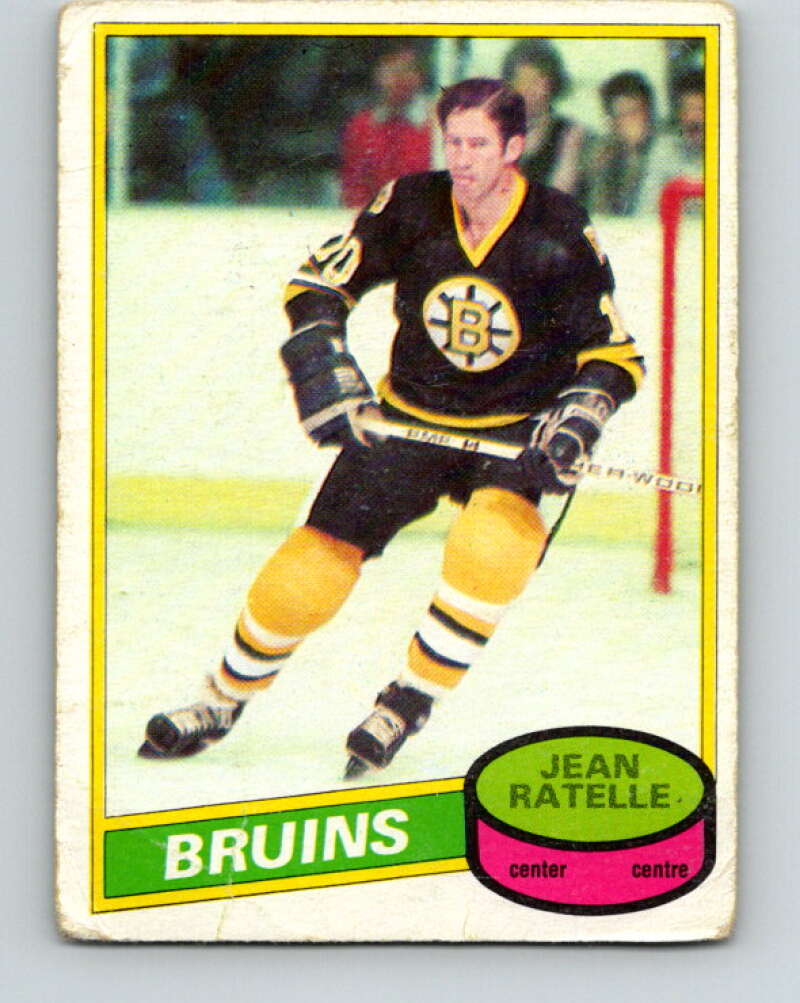 1980-81 O-Pee-Chee #6 Jean Ratelle Boston Bruins V37050