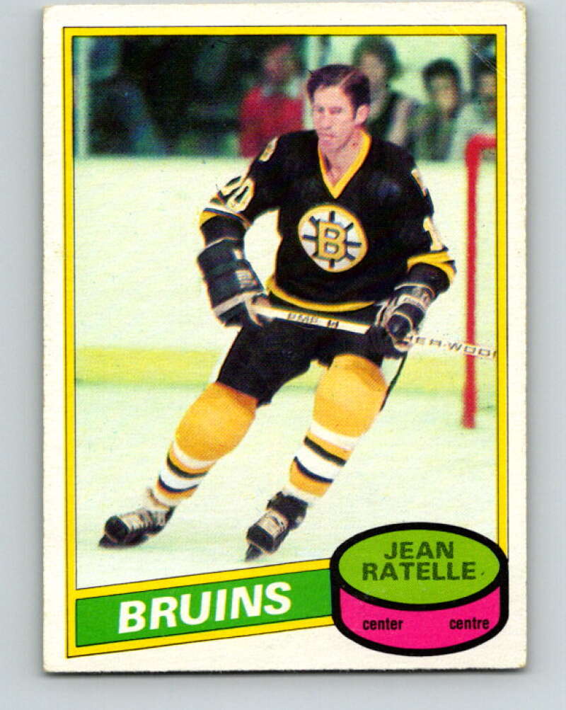 1980-81 O-Pee-Chee #6 Jean Ratelle Boston Bruins V37051