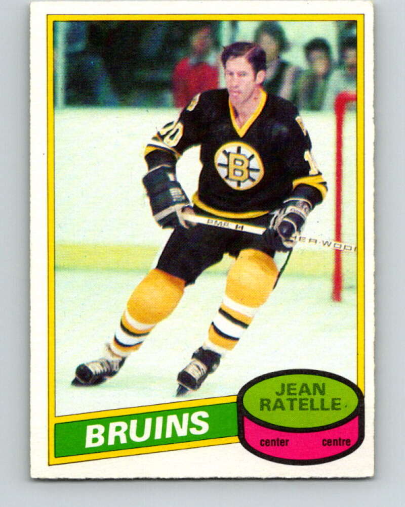 1980-81 O-Pee-Chee #6 Jean Ratelle Boston Bruins V37055
