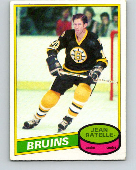 1980-81 O-Pee-Chee #6 Jean Ratelle  Boston Bruins  V37056