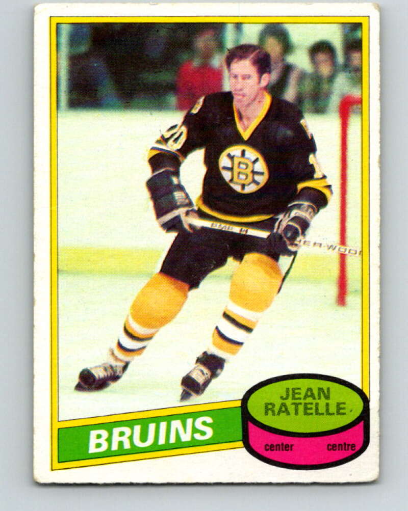 1980-81 O-Pee-Chee #6 Jean Ratelle Boston Bruins V37057