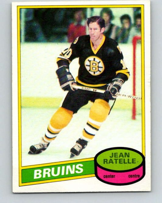 1980-81 O-Pee-Chee #6 Jean Ratelle  Boston Bruins  V37058