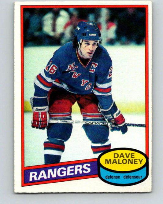 1980-81 O-Pee-Chee #7 Dave Maloney  New York Rangers  V37068