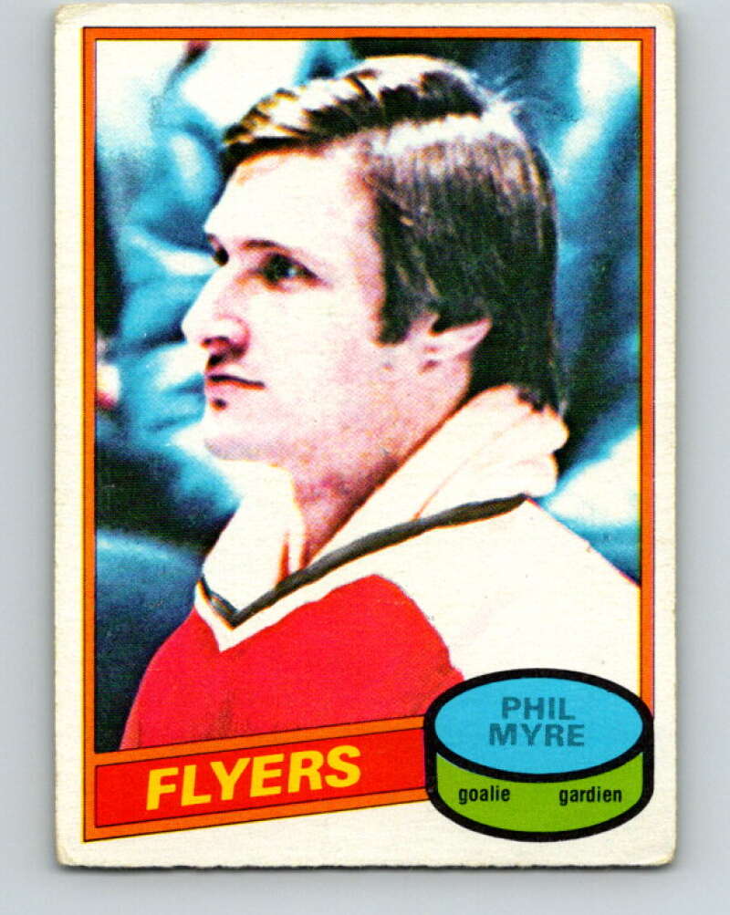 1980-81 O-Pee-Chee #8 Phil Myre Philadelphia Flyers V37073