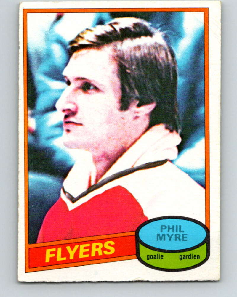 1980-81 O-Pee-Chee #8 Phil Myre Philadelphia Flyers V37074