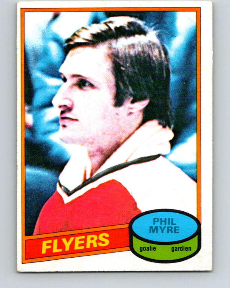 1980-81 O-Pee-Chee #8 Phil Myre Philadelphia Flyers V37075