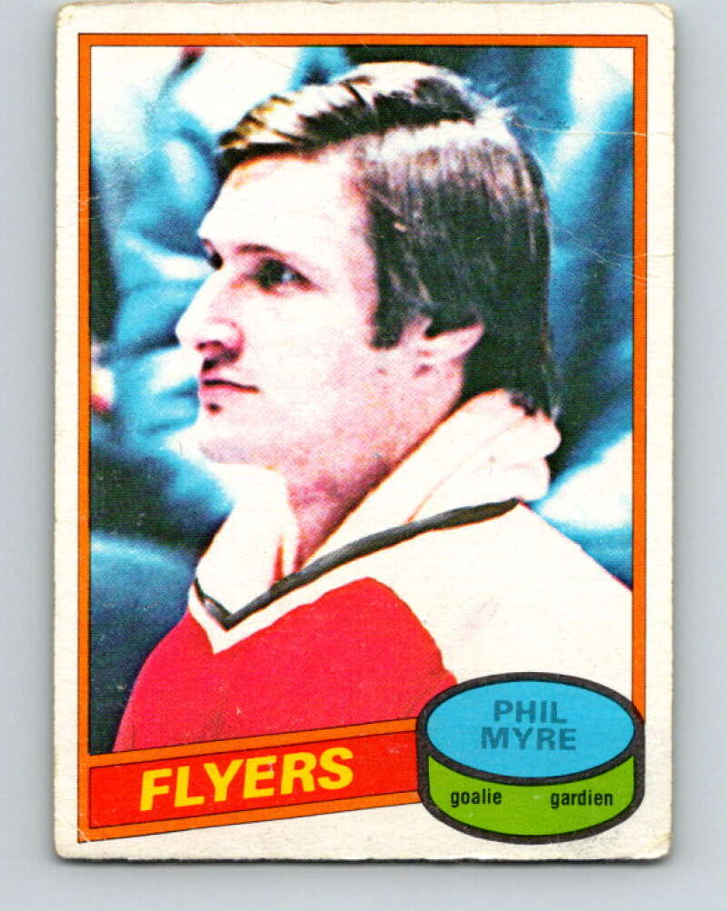 1980-81 O-Pee-Chee #8 Phil Myre Philadelphia Flyers V37076