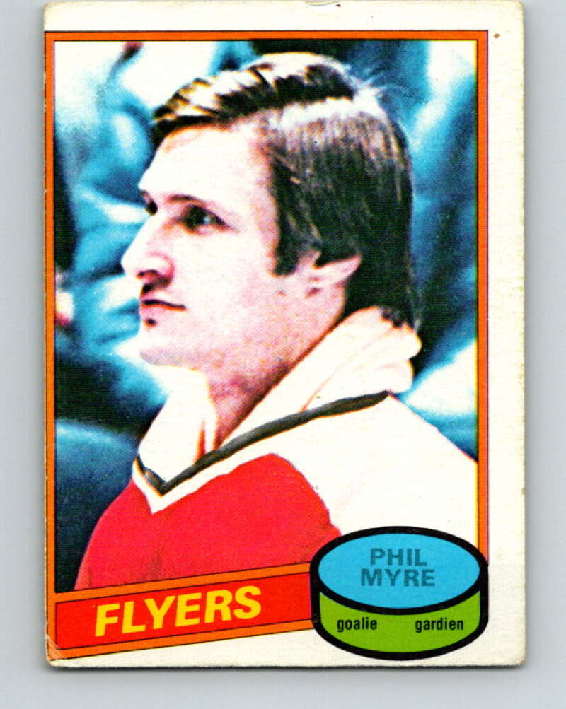 1980-81 O-Pee-Chee #8 Phil Myre Philadelphia Flyers V37077