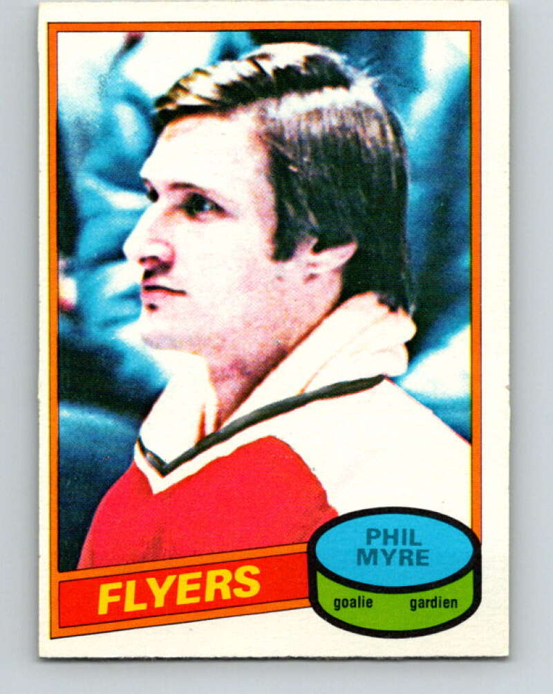 1980-81 O-Pee-Chee #8 Phil Myre Philadelphia Flyers V37078