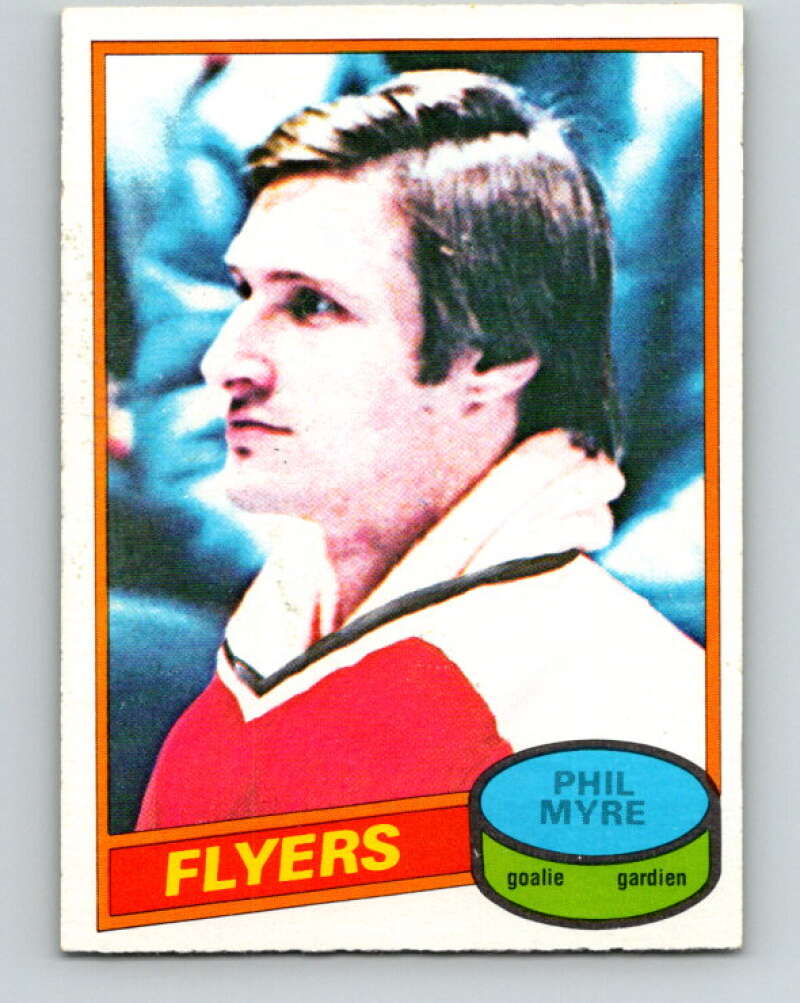 1980-81 O-Pee-Chee #8 Phil Myre Philadelphia Flyers V37079