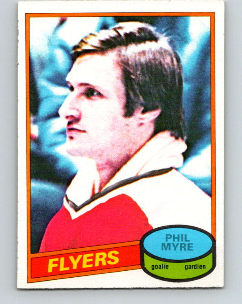 1980-81 O-Pee-Chee #8 Phil Myre Philadelphia Flyers V37080