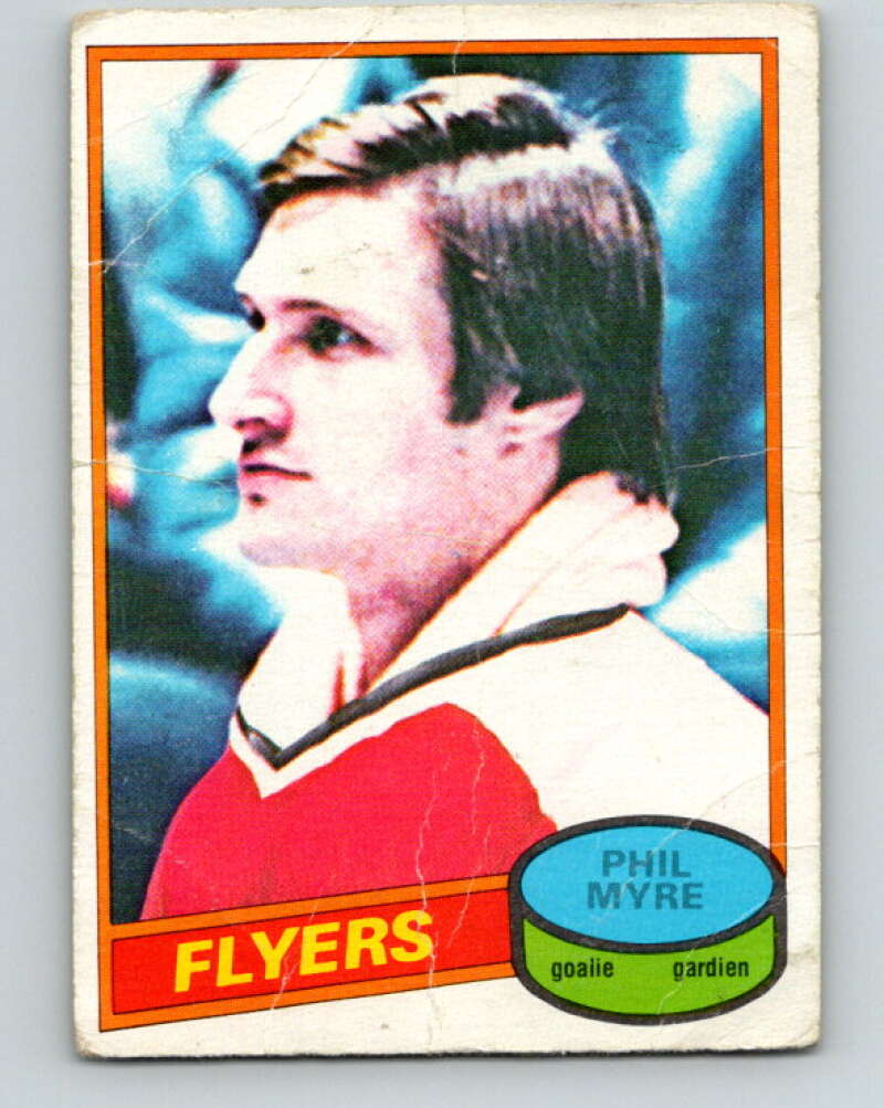 1980-81 O-Pee-Chee #8 Phil Myre Philadelphia Flyers V37081